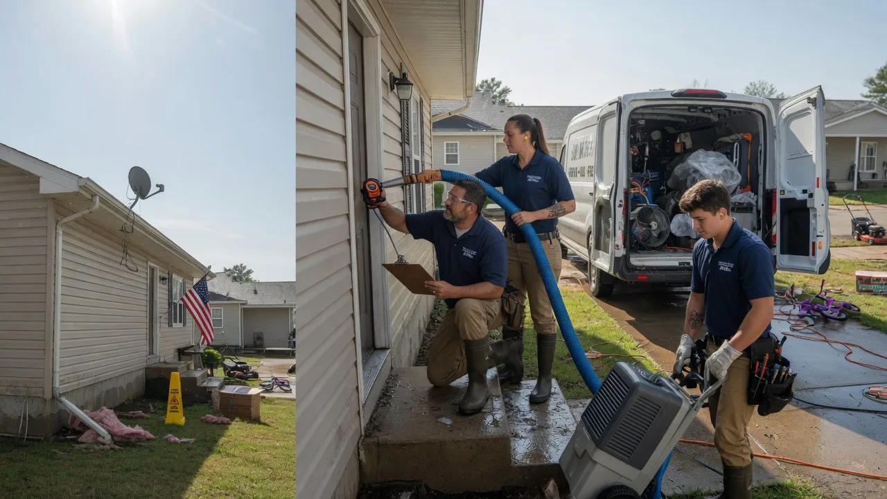 Ceiling Water Damage Restoration in Hope, NM near me